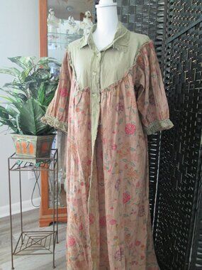 RARE! Jaded Gypsy Prairie Dress / Duster – L/XL | 100% Cotton | NWOT